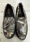 Realtree Men s Camo Moccasin Slippers Size Xxl  13-14  Brown Faux Fur Lined