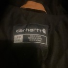 Carhartt Boys Hooded Full Zip Brown Canvas Jacket W  Pockets Size 7-8