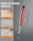 Nicpro 18 Pack Carpenter Pencil Set With Sharpener  Mechanical Carpenter Pencils