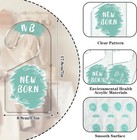Whaline 7pcs Blue Baby Closet Size Dividers Clear Acrylic 3 5 X 7 Inch  