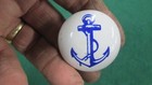 Set Of 12 Ceramic Drawer Pull Knob Ocean Anchor Nautical Theme Reclaim  Crafts