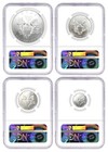 2023 Fiji  1 Silver Eagle Fractional Set Ngc Ms70 Early Releases Mercanti Signed