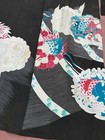Women s Black Vintage Japanese Kurotomesode Kimono  Formal Robe  Late Showa Era