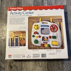 Vintage Fisher Price Crib Activity Center Busy Box Baby Learning Toy 1993