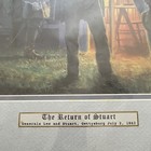 Framed Matted Print The Return Of Stuart  Generals Lee   Stuart Gettysburg