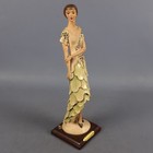 Valentino Woman Statue By Miriam Art Deco Style Vintage Resin 1920s Xx Century