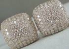 3 Ct Round Cut Lab Created Diamond Men s Wedding Cufflinks 14k Yellowgold Plated