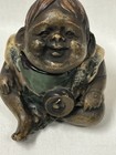 Sumida Gawa Boy Figural Inkwell rare Antique Ethnographic Pottery