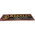 Antique Boston Varnish Co   1909 Metal Sign Kyanize For Floors   rare Find 
