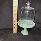 Pioneer Woman Retro Timless Beauty Jade Footed Cake Stand Pedestal 9 5   