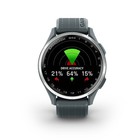 Garmin Approach S44 Gps Golf Smartwatch  silver Aluminum Bezel  Twilight Band 