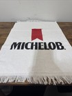 Vintage Michelob Beer Logo 16 x24  White Terry Cloth Golf Towel W  Clasp