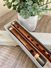 Chinese Dizi 35cm Traditional White Bamboo Flute