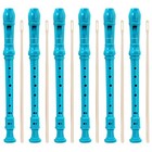 6pcs 8 Holes Soprano Recorder Soprano Recorder Instrument Descant Flute Recorder