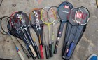 Lot Of Great Badminton Rackets Collectible And Playable Yonex And Wilson
