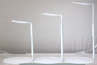 Doll Stands 3 White Kaiser 2001 Metal Stands  8 5 -11  Dolls  madame Alexander 