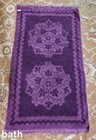 Vintage 60s 70s Royal Purple St Mary s Bath   Hand Towels