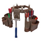 Estwing 14 Pocket Leather Framer s Tool Belt Pouch Apron Set 94746