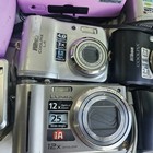    lot Of 22 Mixed Cameras Digital Film Camcorders Sony Nikon Canon Jvc Untested