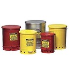 Justrite 09710 Oily Waste Can 21 Gal  steel red