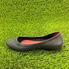 Crocs Lina Womens Size 8 Black Casual Walking Comfort Slip On Ballet Flats Shoes