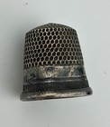 Antique Sterling Silver Thimble Stern Brothers With Anchor Mark Size 8 Tlc