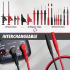 29pcs Multimeter Test Leads Kit With Replaceable Wire Piercing Test Probes  A   