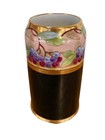 Antique Bavaria Hand Painted Porcelain Tankard Stein Grapes Gold Gilt Germany  m