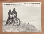 Nos 1973 Team Kawasaki H2 750 Cliff Carr Two Sided Promo Poster Rare  Ahrma