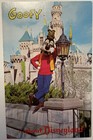 Vintage 2 Disneyland Postcards Mickey Mouse Goofy Sleeping Beauty Castle