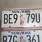 Vintage New York License Plates 2 Pair   1 Official Lot Of 5 Expired For Display
