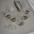 Vintage Decanter   Shot Glass 6 Piece Set