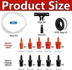 29 Pcs Master Cylinder Bleeder Kit-brake Bleeder Kit With 22  Hose Ptfe Tape Uni