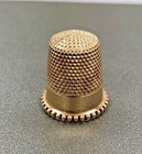 Antique 14k Yellow Gold Sewing Thimble 4 6g