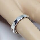 925 Sterling Silver - Hammered Band Ring Size 9