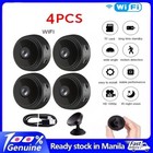 3 4pcs New 2025 Mini Camera Wifi 1080p Hd Ip Camera Wireless With Night Vision