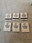 Continental Telephone Company Vintage Matchbook Full Unstruck Lot Of 6  mfg Va 