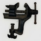 Rare   Vintage Mini Cast Iron Jewelers Bench Vise Anvil        Excellent