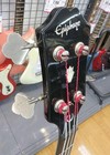 Epiphone Sg Bass Eb-3 Ebony Used 2009 Okoume Body Mahogany Neck Black W gig Case