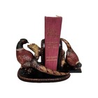 Resin Heavy Pheasant Bird Autum Bookends 9 1 X 4 3 X 5 9