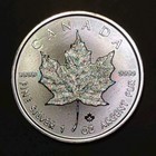 2022 Canadian Silver Five Dollar Coin Maple Leaf One Ounce 0 9999 Fine Silver Bu