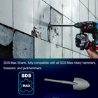 18-inch Sds Max Steel Clay Spade  Ideal For Concrete Demolition  Jack Hammer Bit