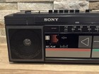 Vintage Sony Cfs-w30 Fm am Stereo Retro Boombox Double Cassette Video  Read Desc
