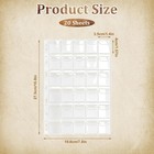 600 Pockets Coin Sleeves 20 Sheets Coin Holders For Collectors Plastic Coin Prot