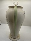 10  Lenox Jeweled Butterfly Handled Vase Fine Ivory China 2001  Certificate