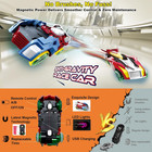 Slot Car Race Track Sets Dual-player Electric Remote Control Cars Rechargable Ma