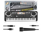 61 Keys Music Electronic Keyboard Kid Electric Piano W mic   Adapter Gift