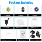 Electric Cordless High Pressure Spray Gun Airless Paint Sprayer 1000ml battery 