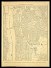 Vintage Bronx New York Map Upper Manhattan Street Map Bronx Park Old 1940s