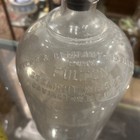 Myers   Co Pure Fulton Whiskey Covington ky 1890s Gallon Glass Jug